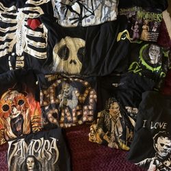 Halloween Men Shirts Pjs Size Large 