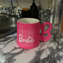 Barbie Soft Touch Hot Pink Mug