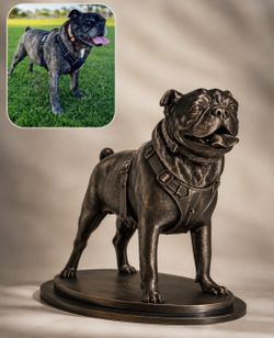 Custom 3D Pet Portrait Sculptures