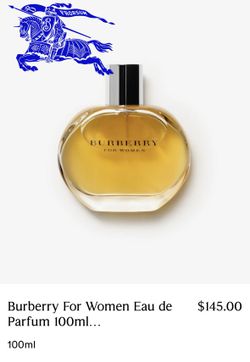 Burberry for women perfume