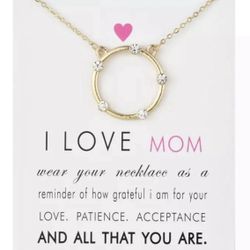 NEW Women’s Girl’s Gold Necklace Jewelry Gift Other listings: engagement band Diamond princess ring bridesmaids wedding party Christmas Father’s Day g