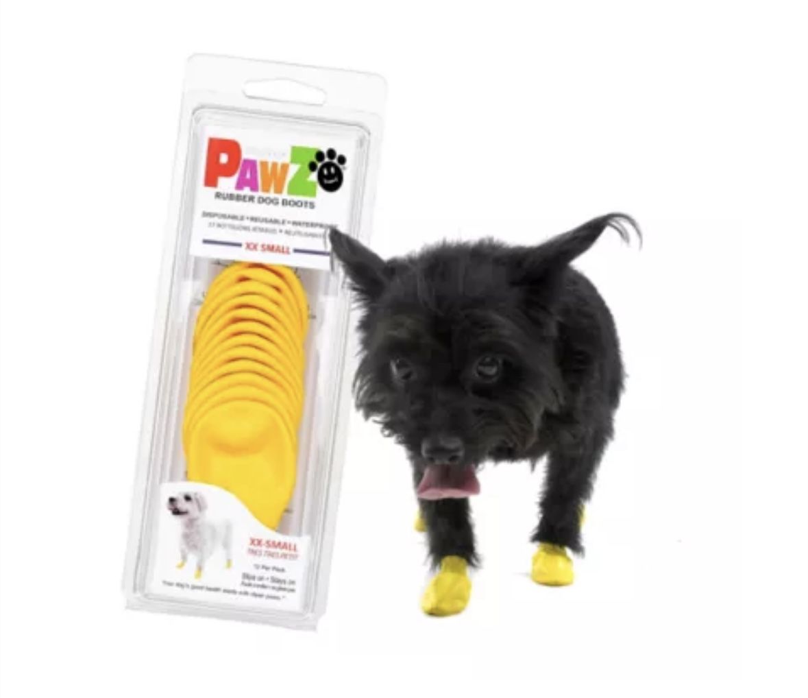 PawZ® Rubber Dog Boots XXS