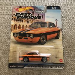Hot Wheels Fast And Furious Alfa Romeo Giulia Sprint GTA