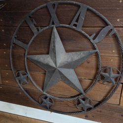 Metal Texas Wall Decor
