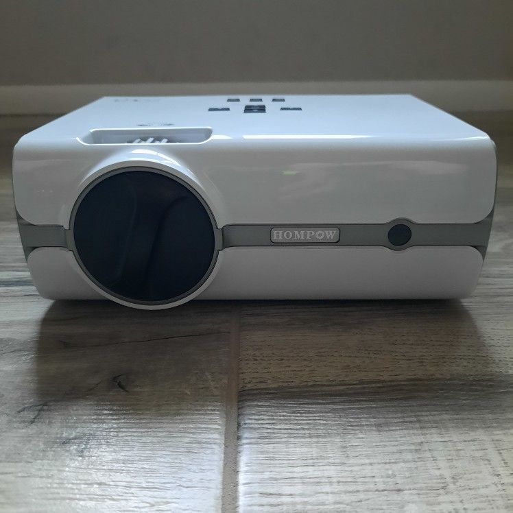 New Mini Projector With 100 Inch Screen LED Multimedia TV HDMI USB VGA AUX TF