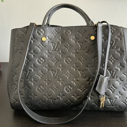 Louis Vuitton Montaigne GM Empreinte Bag