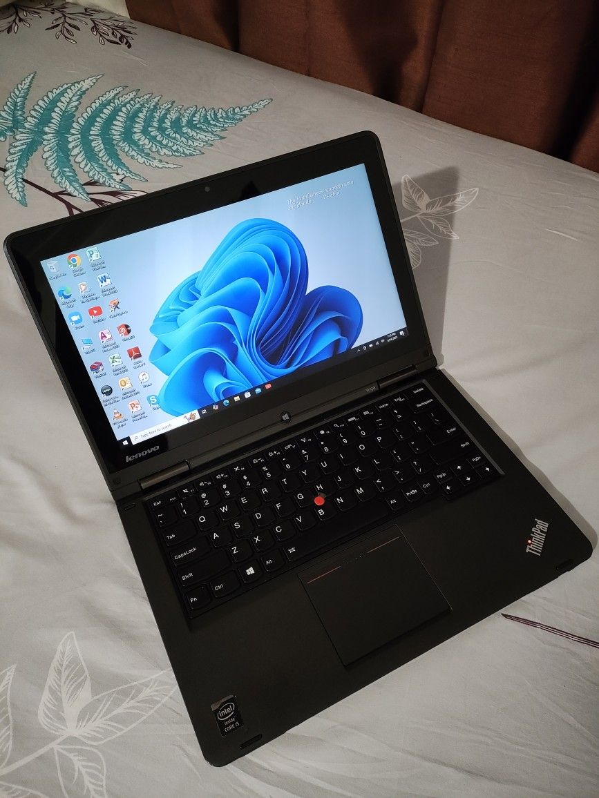 13.3"inch Convertible Designed TOUCHSCREEN Intel Core i5 Lenovo Laptop, 500GB HDD, 4GB RAM,Inbuilt Bluetooth, HDMI, SD Card Reader And a WebCam.