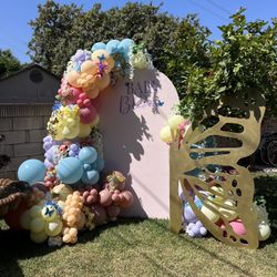 Babyshower Balloon Garland , Backdrop , Party Decorations 