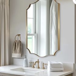 Mirror Gold New 35x24