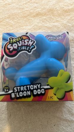 Squishy stretchy bloon dog  toy  squishy blue balloon dog sand filled