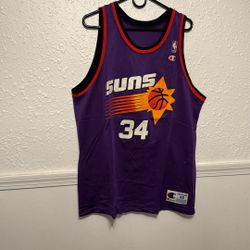 Charles Barkley Suns Basketball Jersey Size 48
