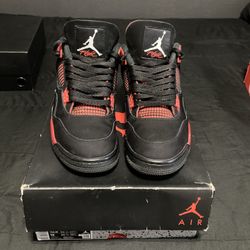 Jordan 4 Red Thunders
