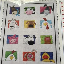 Animal Whimsy Quilt Pattern 