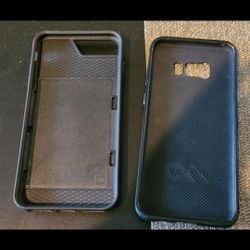 Black Iphone 6s case and Galaxy s8 plus case