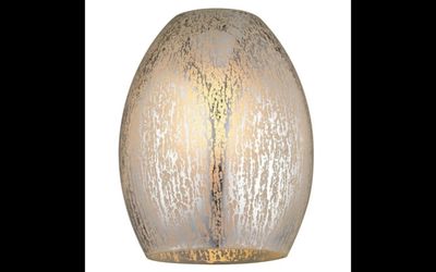 NEW! MERCURY GLASS LIGHT SHADE