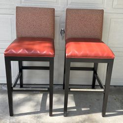 Two Dining Chairs / Bar Stools