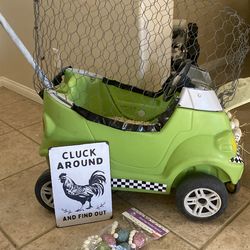 Chicken/ Rabbit Small Animal Car Stroller Little Tikes Car Repurposed