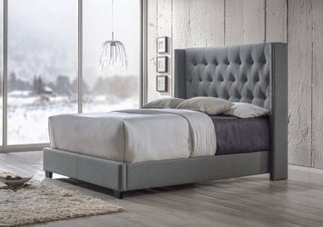 Beautiful tufted king size bed frame