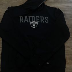 Raiders Black Hoodie NFL FOOTBALL SIZE LARGE