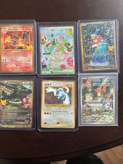 Pokemon Card Lot (14 cards total 30th celebrations ,+more)
