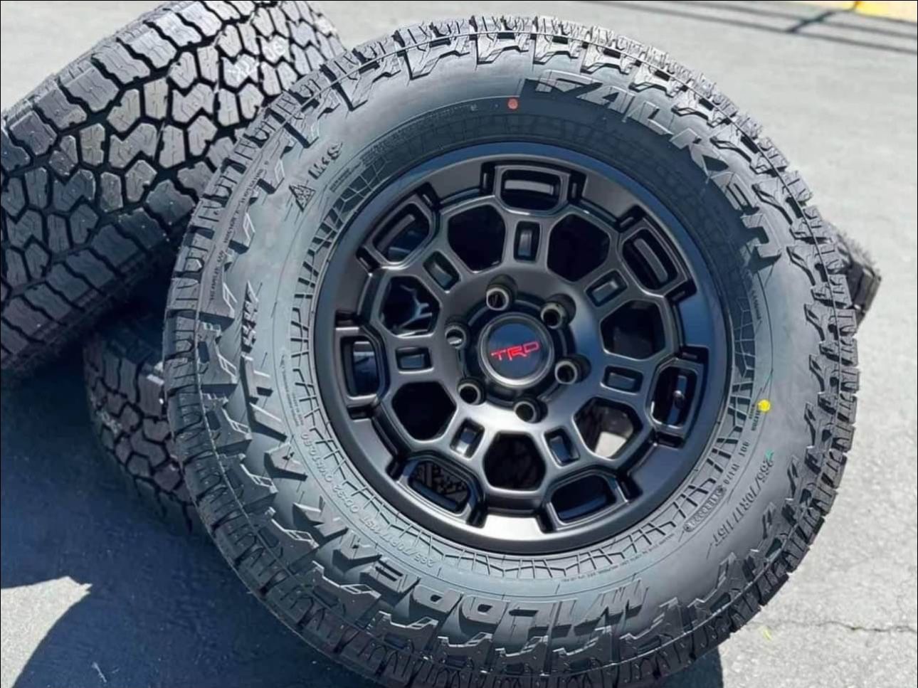 NEW 17” RIMS and TIRES Toyota Tacoma 4runner Tundra Sequoia FJ Cruiser 18” Wheels TRD Lexus GX460 GX470 PRO Black Bronze Silver 265/70R17 Falken AT4W
