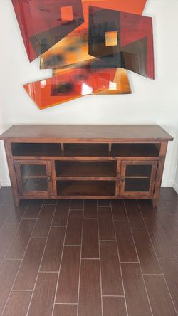 Wood TV Stand