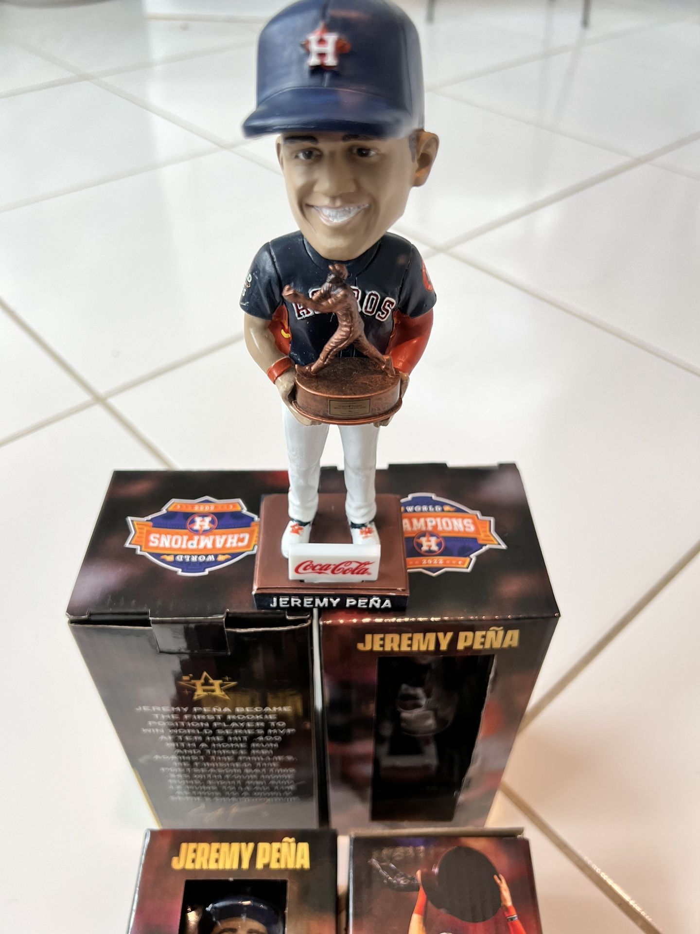 Jeremy Pena (Houston Astros) 2022 World Series MVP Bobblehead by FOCO