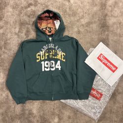 Supreme X Mason Margelia Green Hoodie 