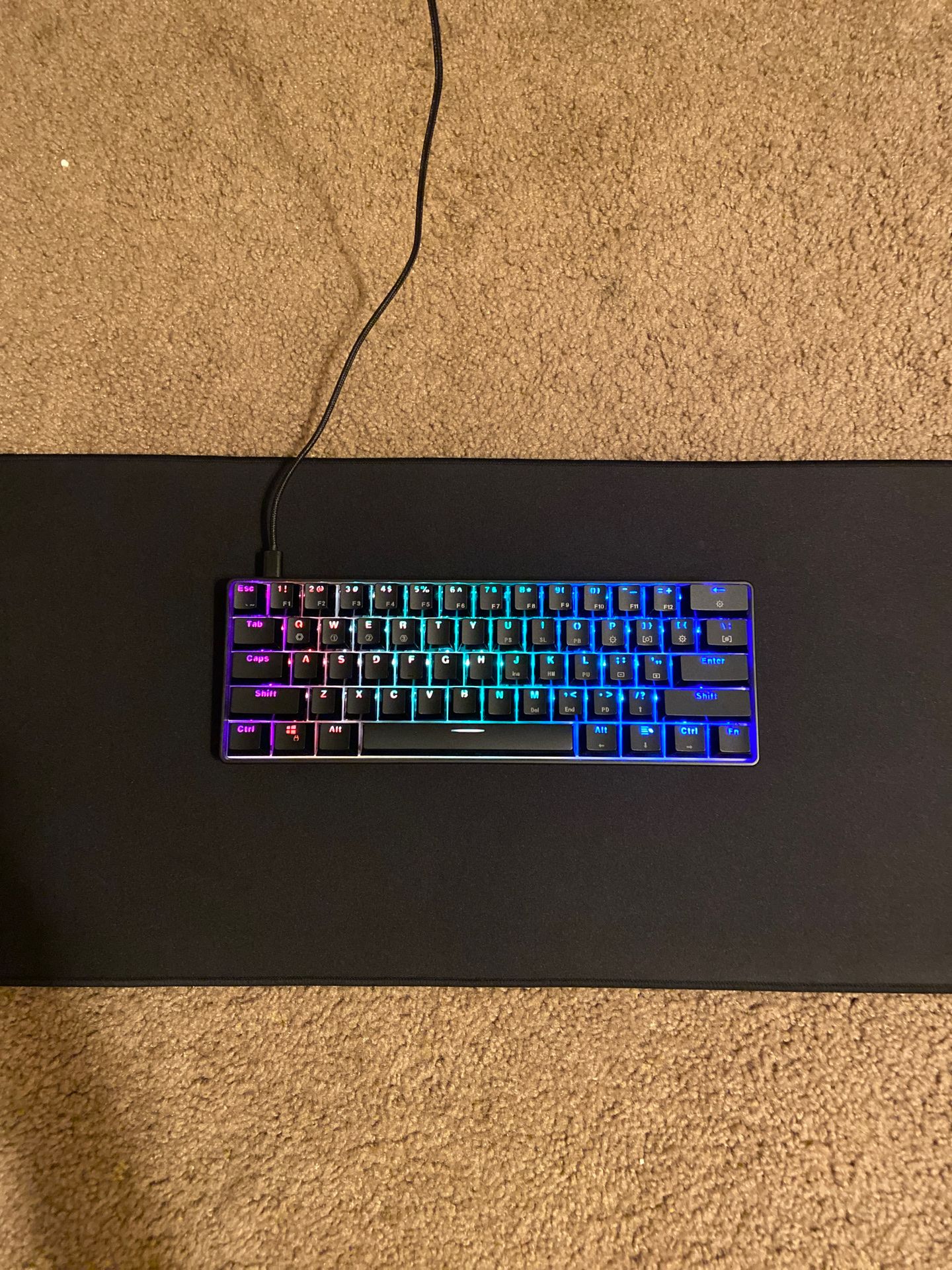 GK61 (60) OptoMechanical Keyboard (Gaeteron Blue Switches) FASTEST
