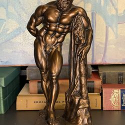 SIGNED NEILS ANDERSEN LARGE 13” FARNESE HERCULES SCULPTURE STATUE FIGURE