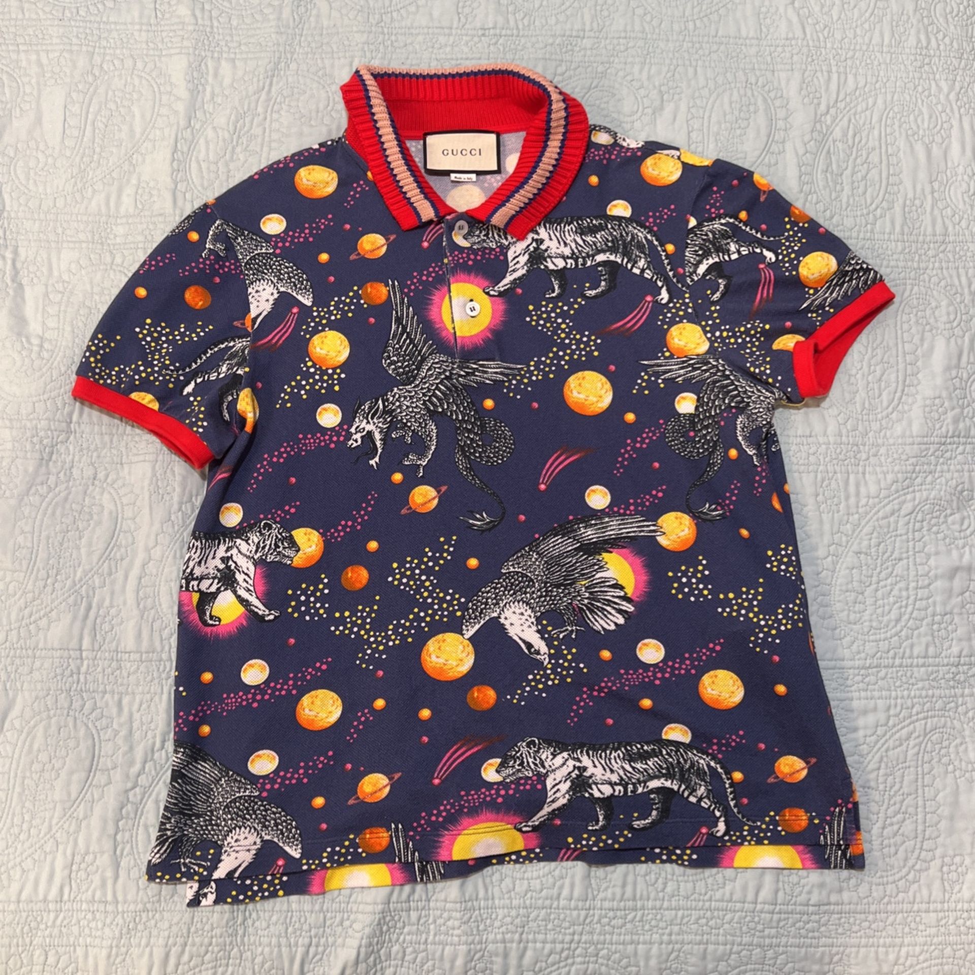 Gucci Space Animals Polo Shirt