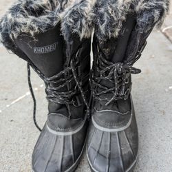 Khombu Fur Lined Snow Boots