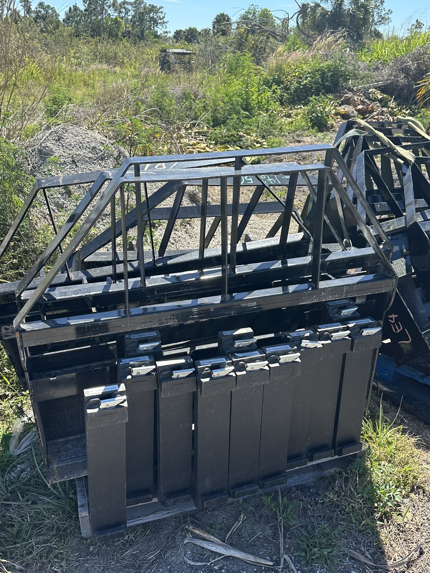 Skid Steer Attachment Forks Grapple Buaquet And More 