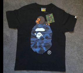 BAPE Baby Milo Blue Camo T-Shirt