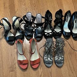 Sandals - Heels & Wedges; size 10