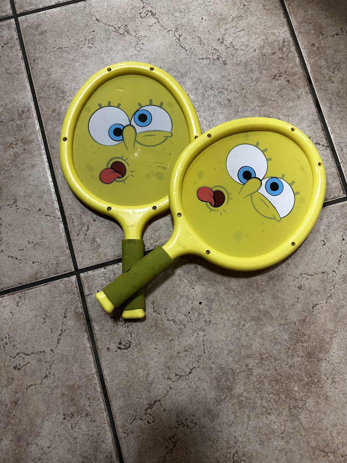 Plastic SpongeBob Racket