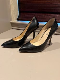 Boutique 9 Black Leather Heels
