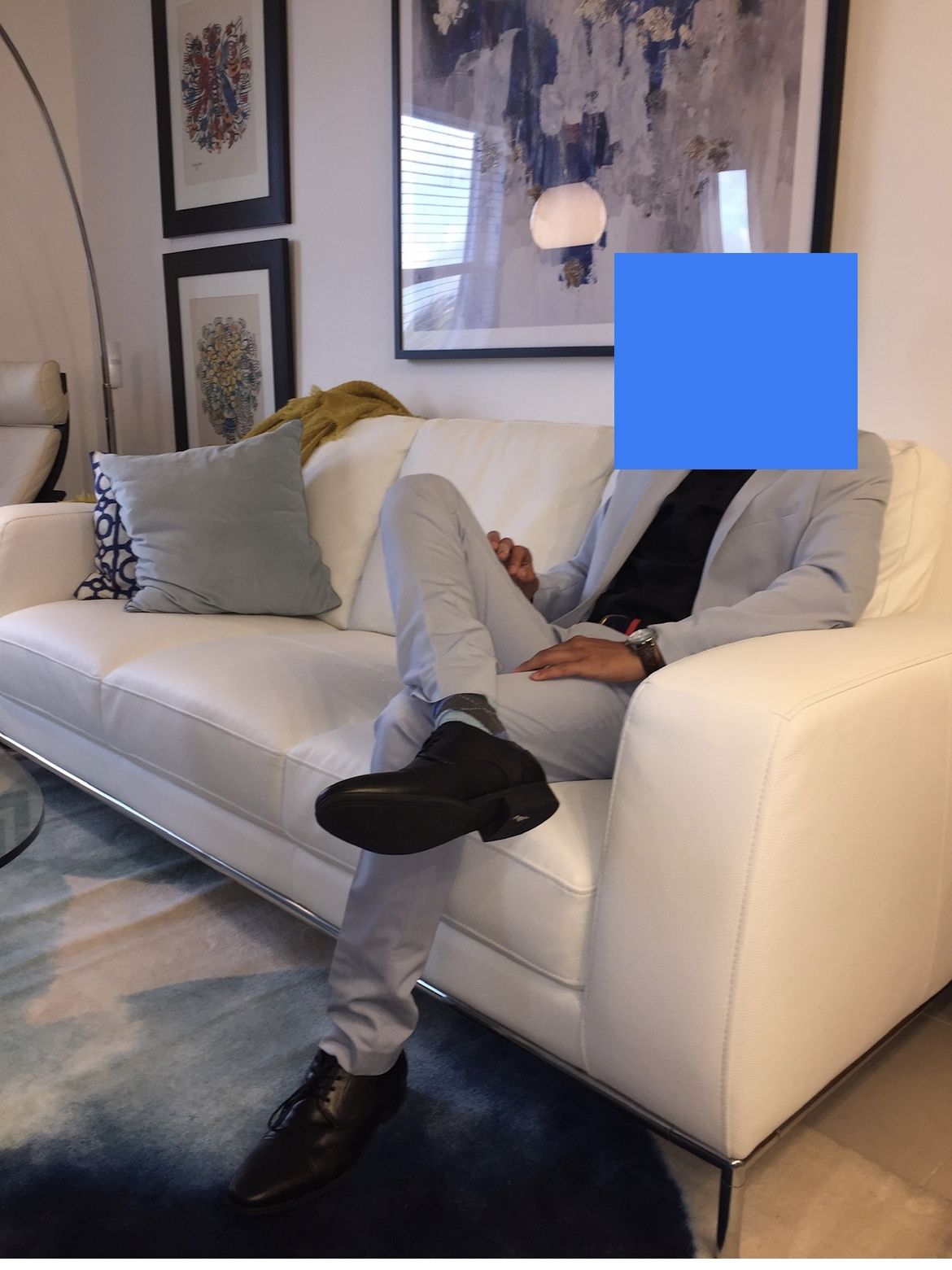 Sofa Leather White