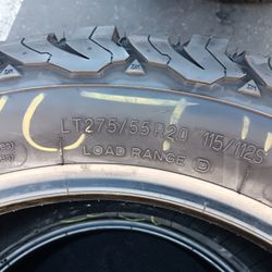 2 Llantas Lt 275 55 R20 Bfgoodrich All Terrain 