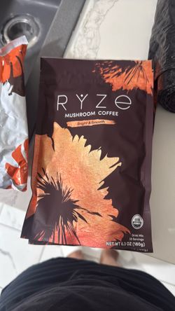 RYzE mushroom coffee $25 each or 60 4 packs