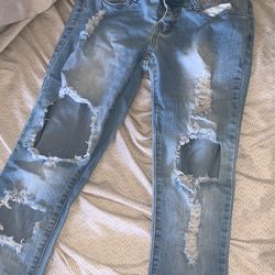 size 5 ripped jeans 