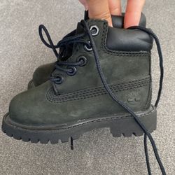 Black Timberland Toddler Boots Size 4