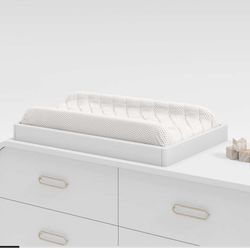 Crate & Barrel White Wood Baby Changing Table