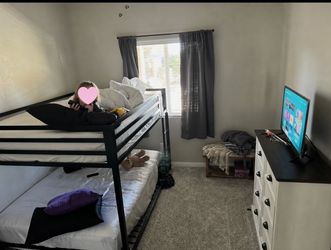 Full size bunk bed only top.