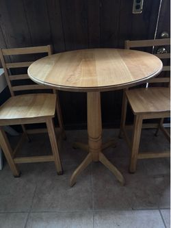 Little Tall Table with Tall Chairs