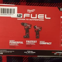 M12 Fuel 1/2  Hammers Drll Combo Kit 
