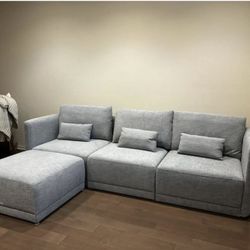 NEW! Gray Modular Couch