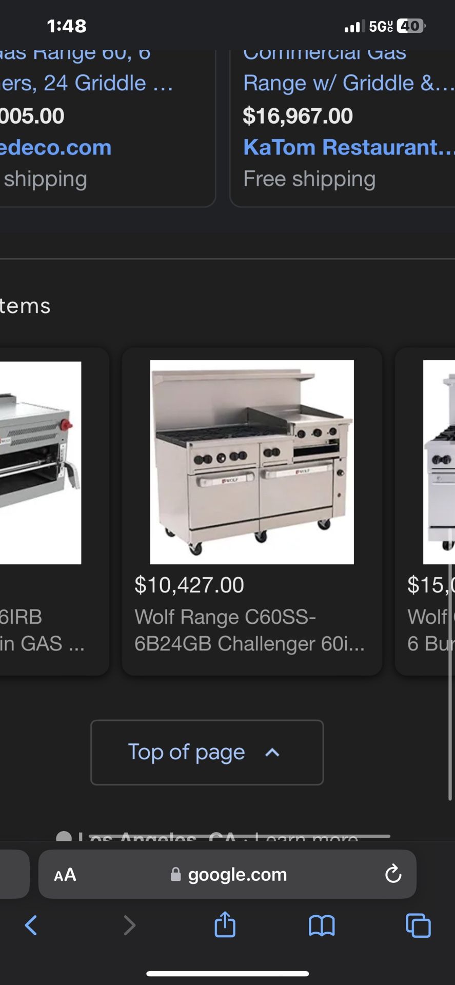 wolf grill