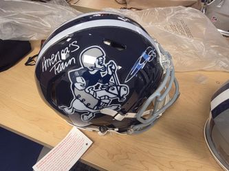 Raiders, Cowboys, Vikings Signed helmet