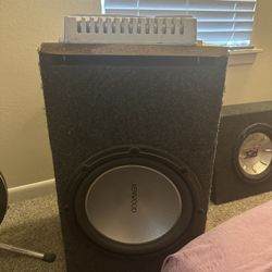 1100W Amp And 12” Kenwood Sub 